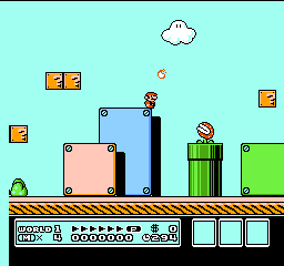 Super Mario Bros. 3 (Europe) In game screenshot